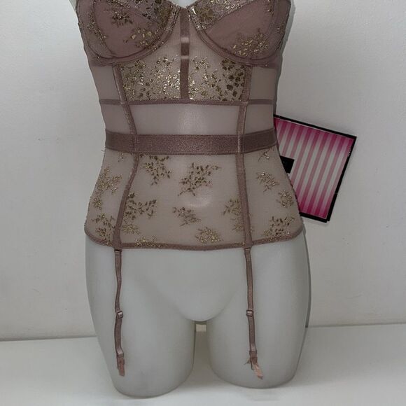 🔥Victoria’s Secret lingerie corset sz 32C collection 09/17 New - Picture 4 of 6